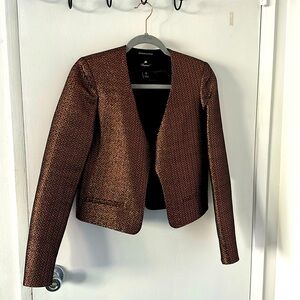 Scotch and Soda Super fun copper/black shiny blazer